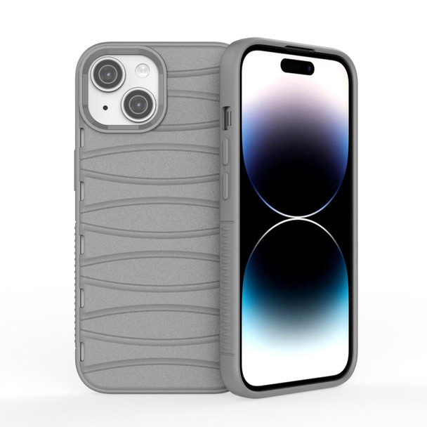 For iPhone 15 Multi-tuyere Powerful Heat Dissipation Phone Case(Grey)