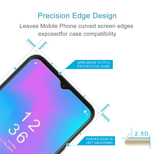 10 PCS 0.26mm 9H 2.5D Tempered Glass Film - Itel Vision 2s