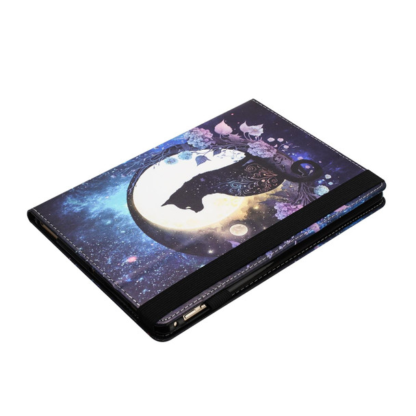 For iPad mini 2021 / mini 6 Sewing Litchi Texture Smart Leatherette Tablet Case(Cat)
