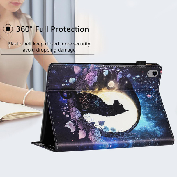 For iPad mini 2021 / mini 6 Sewing Litchi Texture Smart Leatherette Tablet Case(Cat)