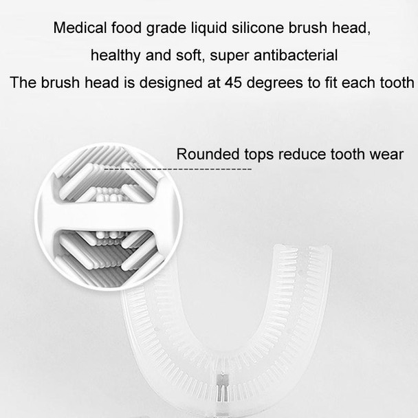 For JIEWA Mouth Type Electric Toothbrush Silicone U-shaped Brush Head(For 6-13 Years Old Child)