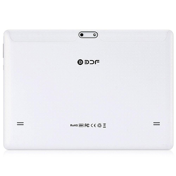 BDF K107 3G Phone Call Tablet PC 10.1 inch, 2GB+32GB, Android 9.0 MTK6735 Quad Core, Support Dual SIM, EU Plug(White)