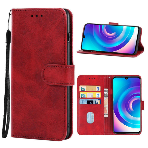 For TCL 30T T603DL Leatherette Phone Case(Red)