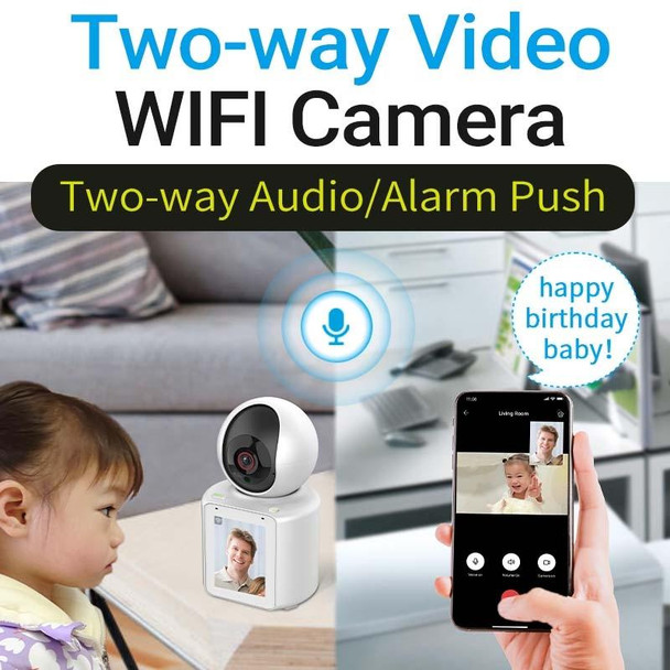 C31 1080P Video Calling WiFi HD Camera Night Vision Motion Detection Home Surveillance Camera (UK Plug)
