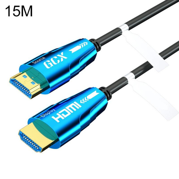 HDMI 2.0 Male to HDMI 2.0 Male 4K HD Active Optical Cable, Cable Length:15m