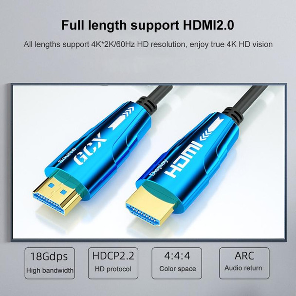 HDMI 2.0 Male to HDMI 2.0 Male 4K HD Active Optical Cable, Cable Length:3m