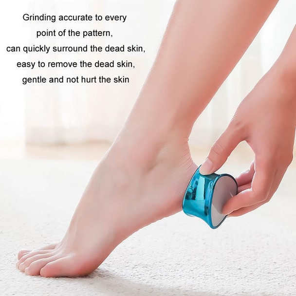 2 In 1 Hair Removal Foot Grinder Foot Peeling Pedicure Tool Epilator(Blue)