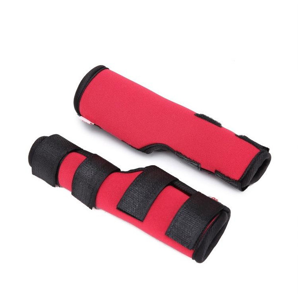 Pet Knee Pads Dog Leg Guards Pet Protective Gear Surgery Injury Sheath, Size: S(HJ02 Classic Red)