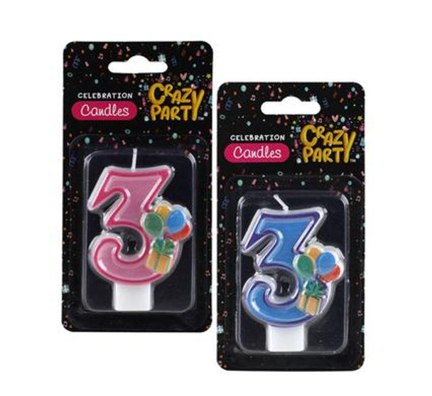 Birthday Candle Kiddies Numbers