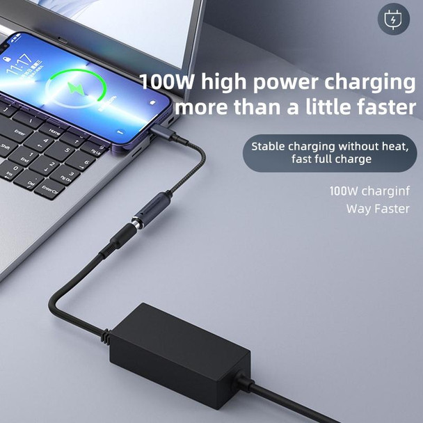 DC 7.9 x 0.9mm to USB-C / Type-C Male 100W Computer Charging Adapter Connector