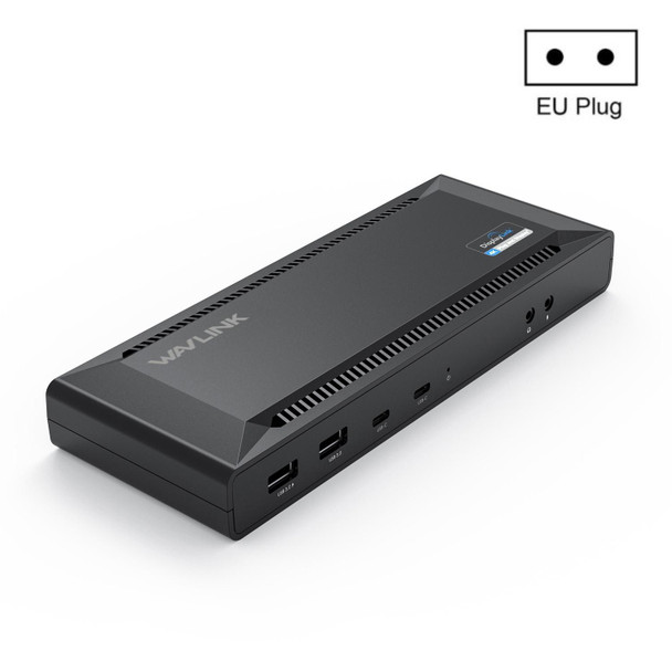 Wavlink UG69PD2 Dual 4K Fast Charging Integrated Docking Station, Plug:EU Plug