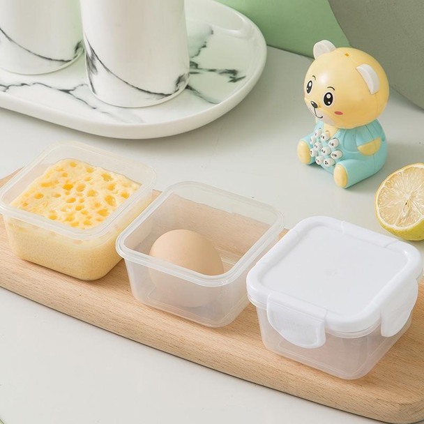 150ml Mini Fresh-Keeping Box Food Grade Thickened Sealed Baby Food Supplement Box(Yellow)