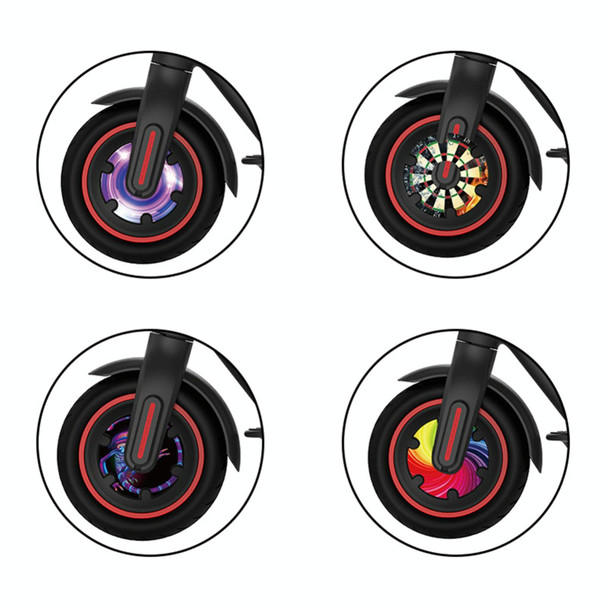 1 Pair Scooter Motor Waterproof Protective Sticker - Xiaomi Mijia M365 / M365 Pro / Pro 2 / 1S(Colorful 6)