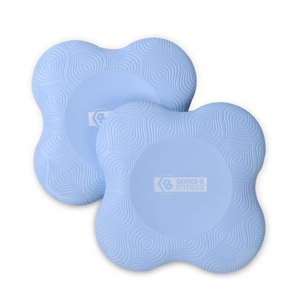 Flat Support Elbow Pads Yoga Knee Pads(Light Blue)