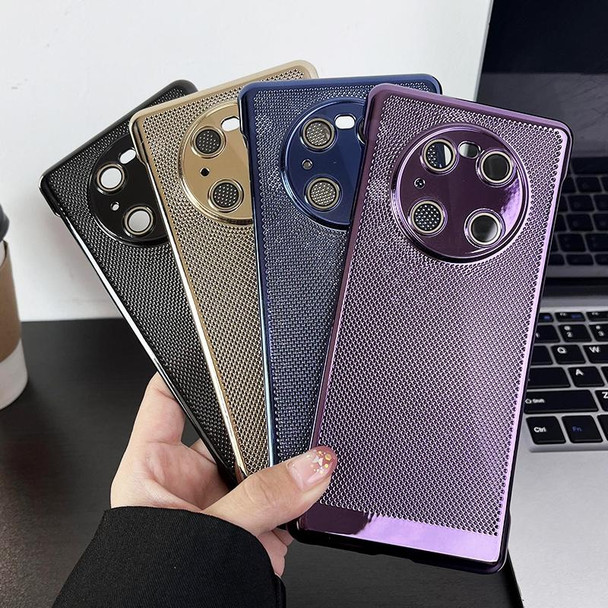 For Huawei Mate 40 Pro Ice Sense Heat Dissipation Electroplating PC Phone Case(Purple)