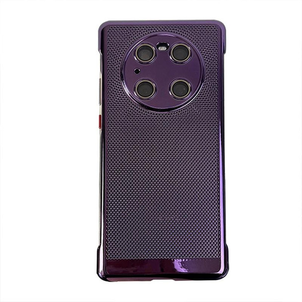 For Huawei Mate 40 Pro Ice Sense Heat Dissipation Electroplating PC Phone Case(Purple)