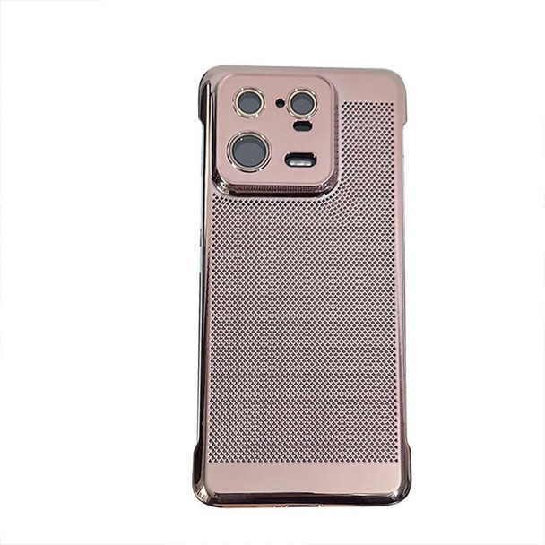 For Xiaomi 13 Pro Ice Sense Heat Dissipation Electroplating PC Phone Case(Rose Gold)