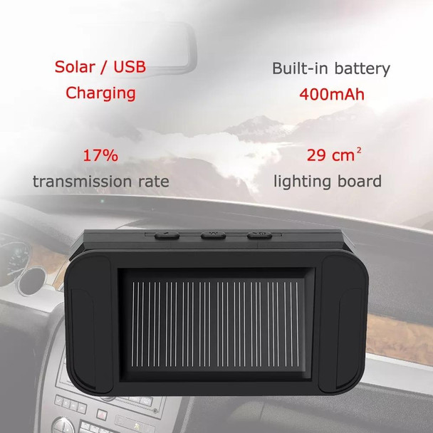 Car High Precision Solar Charging Tire Pressure Monitoring System TPMS, External Voice Sensor