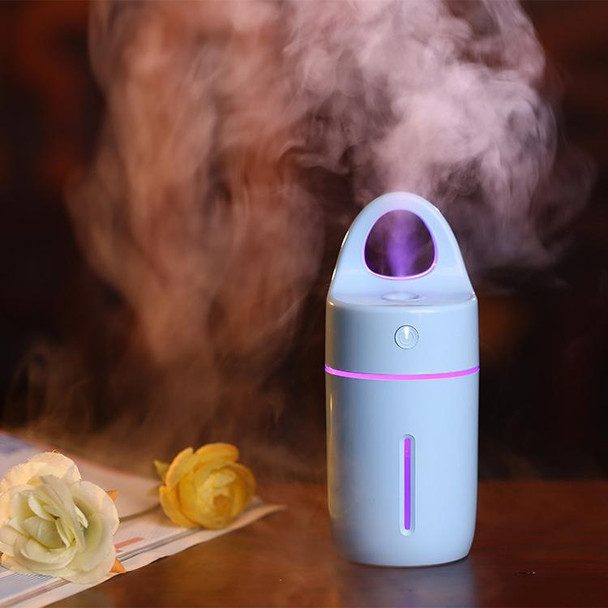 1.5W - 2W 175ml Mini Portable USB Negative Ions Humidifier Beauty and Water Supplement Instrument with Colorful LED Light(Blue)