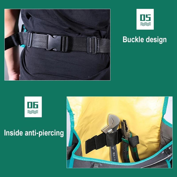01 Type Multi-function Canvas Cloth Thickening Electrician Belt Pouch Maintenance Tools Shoulder Bag Convenient Tool Bag