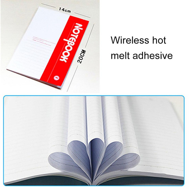 10 PCS 30 Pages A5 Soft Cover Diary Notebook Office Supply, Random Color Delivery