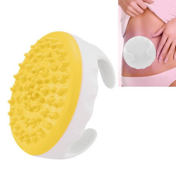 Electric Meridian Body Brush Massager Scraping Instrument(Yellow)