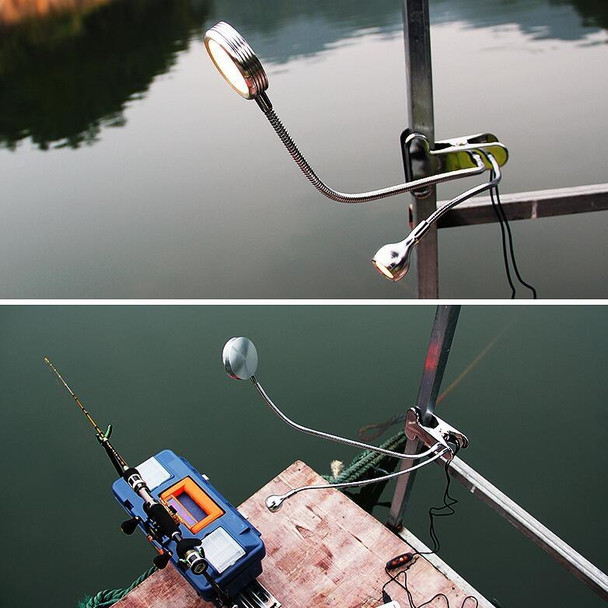 Raft Fishing Lights Night Fishing LED Lure Lights Pull Bait Lights, Style:Pole Light