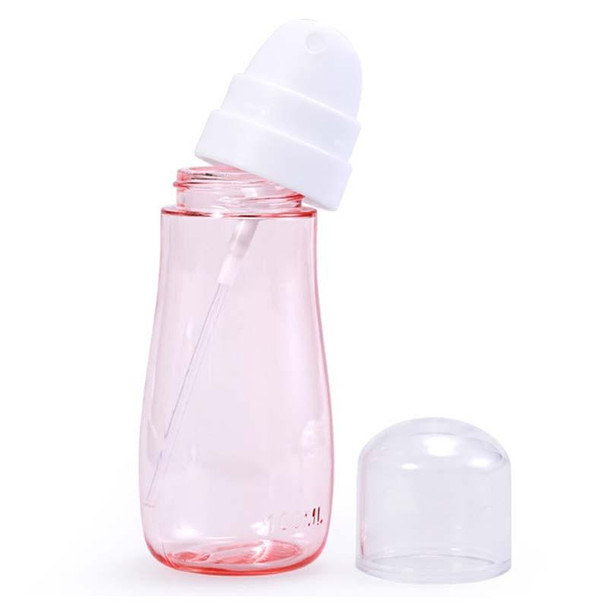 5 PCS 100ml Alcohol Sprayer Disinfection Bottle Press-type Portable Travel Emulsion Cosmetics Sub-bottle Spray Bottle(White)