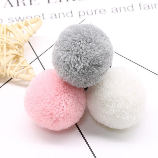 10 PCS Candy Color Toy Ball Decoration Fur Ball(Grey)