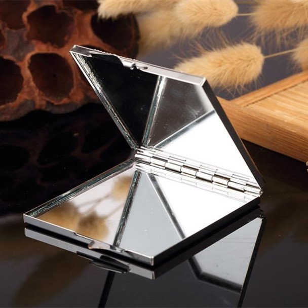 Hand-studded Mini Folding Cosmetic Mirror Portable Mirror Double Sided Mirror