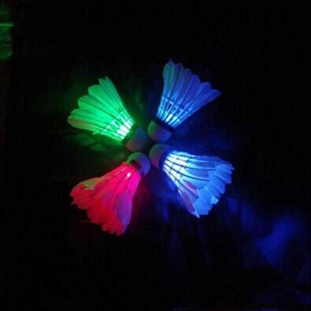 4 in 1 LED Goose Feather Material LED Light Durable Badminton