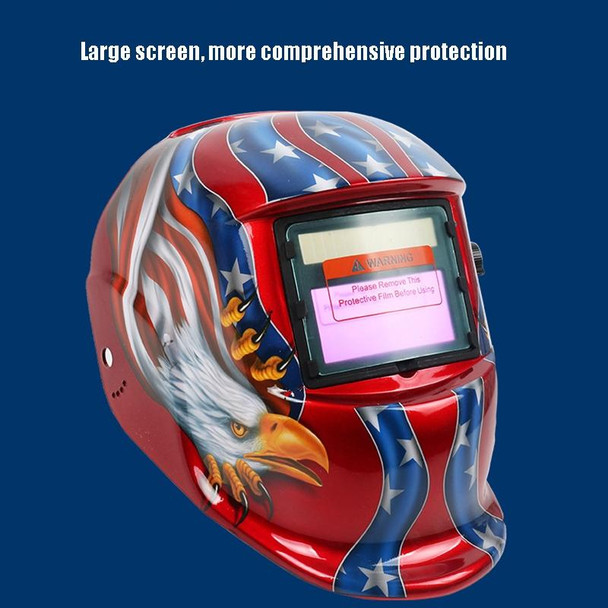 Solar Automatic Darkening Welding Mask Argon Arc Welding Helmet(Lightning)