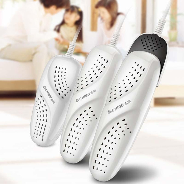 Chigo 220V Shoe Dryer Household Adult And Child Warm Shoe Dryer, CN Plug, Style:Children White Timing
