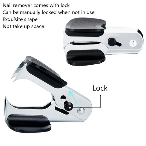 2 Sets Deli 12 0354 Stapler Set Office Standard Medium-Sized Stapler Staple Remover + Staples(Blue)