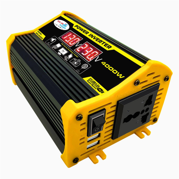 Legend II Generation 12V to 110V 4000W Car Power Inverter(Black)