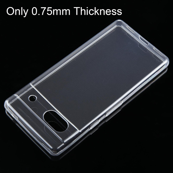 For Google Pixel 7a Ultra-thin Transparent TPU Phone Case