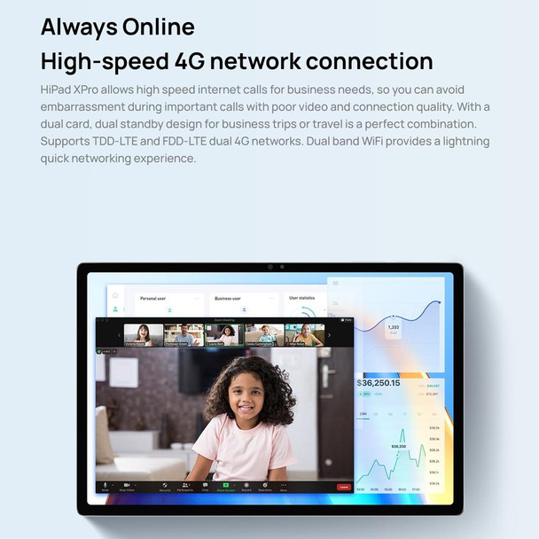 CHUWI HiPad XPro 4G LTE Tablet PC, 6GB+128GB, 10.51 inch, Android 12 Unisoc Tiger T616 Octa Core up to 2.0GHz
