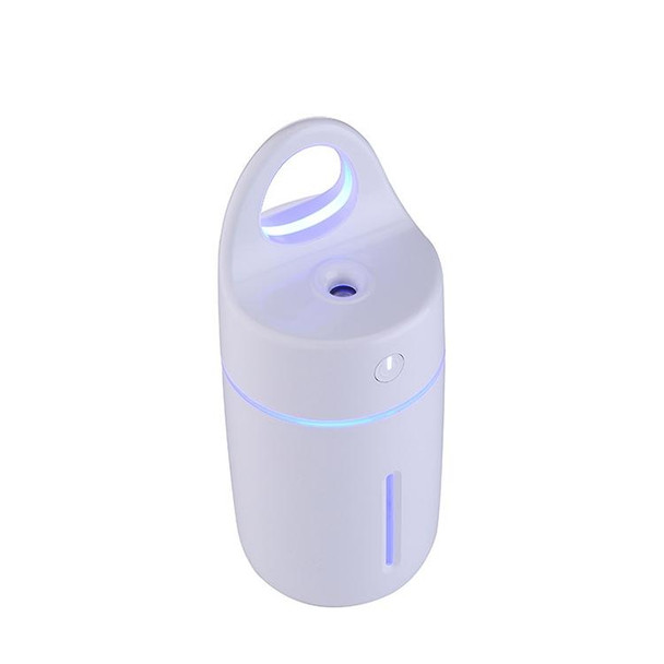 1.5W - 2W 175ml Mini Portable USB Negative Ions Humidifier Beauty and Water Supplement Instrument with Colorful LED Light(White)