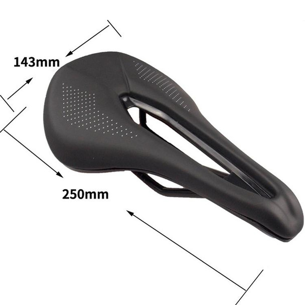 BIKERSAY SZ001 Bicycle PU Leatherette Saddle Seat (Black White)