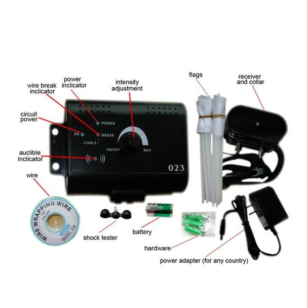 Pet Electronic Fence Pet Control Protective Fence, Plug Specifications:UK Plug