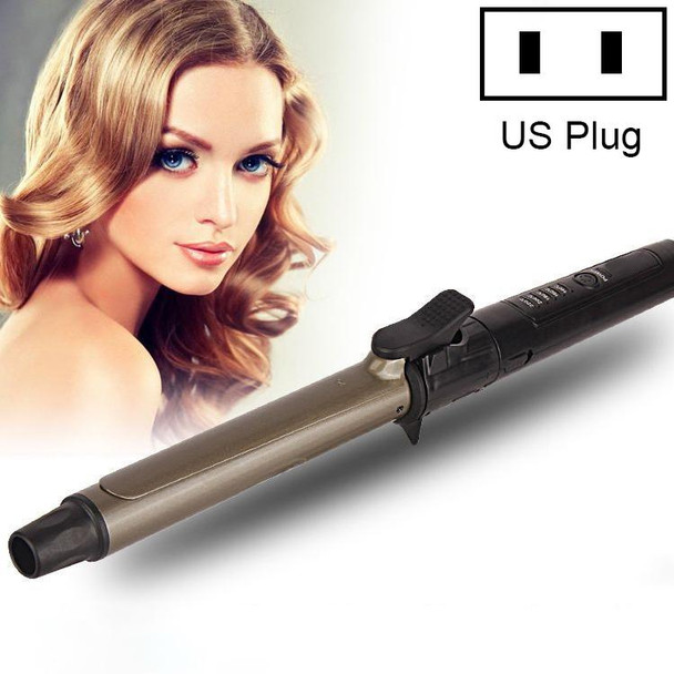 Nano Titanium Hair Curler with LED Digital Temperature Display, Size: 19mm, US Plug