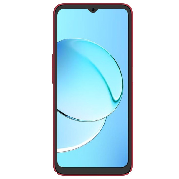 NILLKIN Frosted Shield for Realme 9i 5G / 10 5G / 10T 5G Matte Phone Case Shockproof PC Back Cover - Red