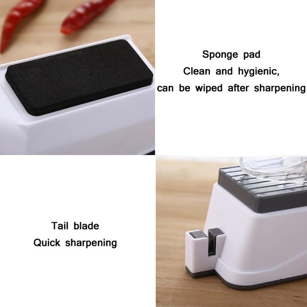 JJ-1 Kitchen Electric Double Sided Knife Sharpener, Specification: USB Plug