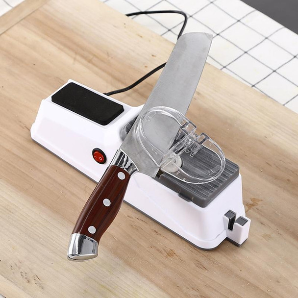 JJ-1 Kitchen Electric Double Sided Knife Sharpener, Specification: CN Plug