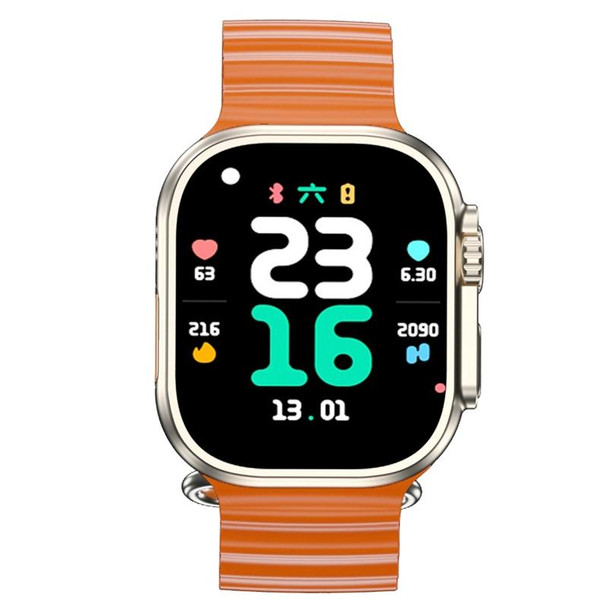 GS29 2.08 inch IP67 Waterproof 4G Android 9.0 Smart Watch Support AI Video Call / GPS, Specification:2G+32G(Gold)