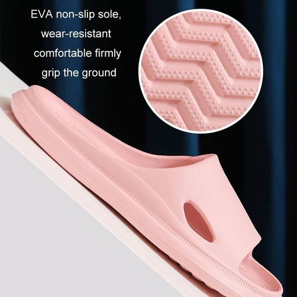 Household Soft Sole Slippers Bathroom Non-Slip Sandals, Size: 40-41(Dark Blue)