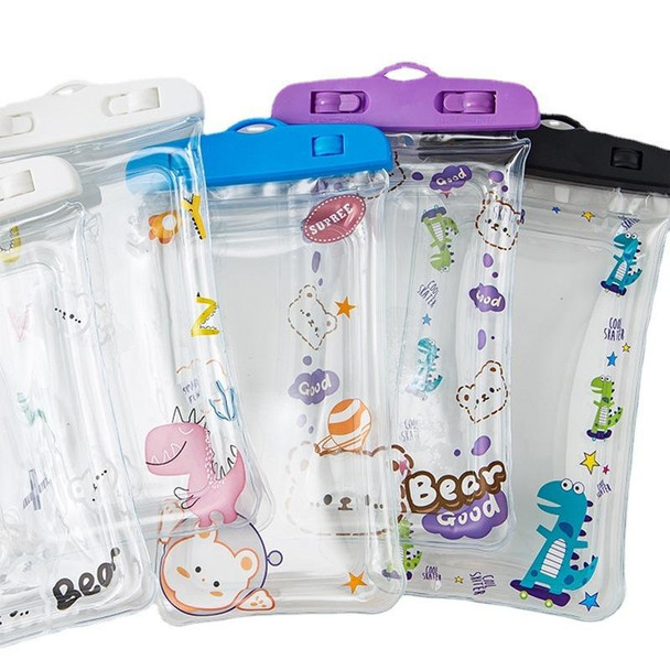 Mobile Phone Waterproof Bag Touch Screen Swimming and Diving Case(Cartoon Rabbit)