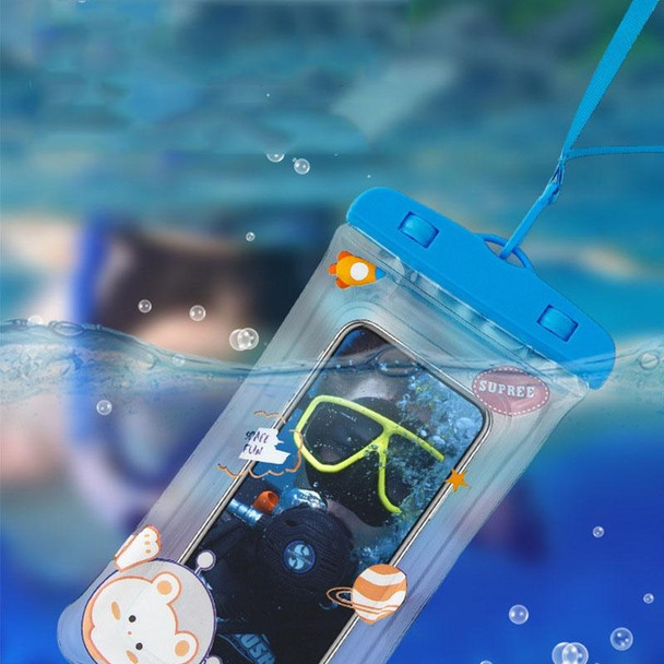Mobile Phone Waterproof Bag Touch Screen Swimming and Diving Case(Cartoon Rabbit)