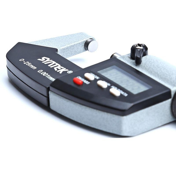 Digital Display Outer Diameter Micrometer 0.001mm High Precision Electronic Spiral Micrometer Thickness Gauge, Model:25-50mm