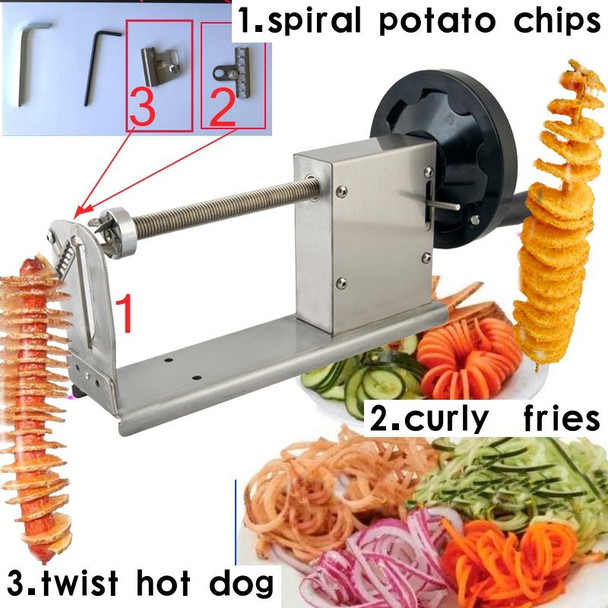 528-1 Manual Twisted Potato Cutter,Potato Chips Slicer,High Quality French Fry Cutter